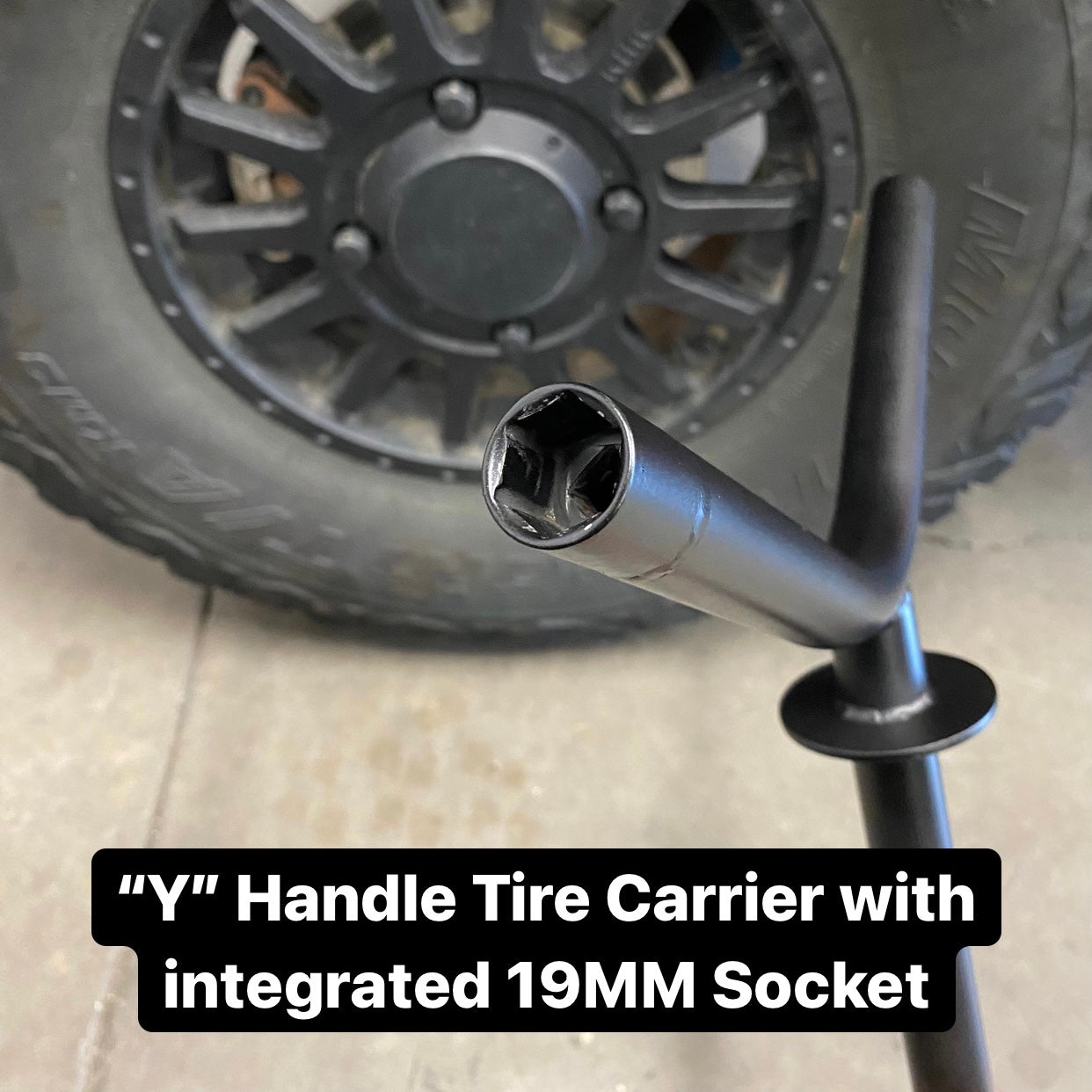Wildcat XX Spare Tire Hold Down