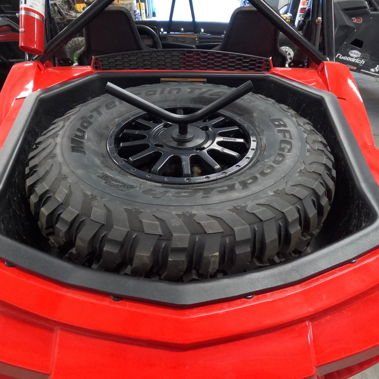 Wildcat XX Spare Tire Hold Down